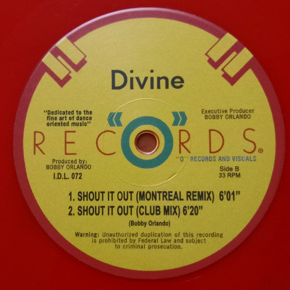Divine – Shout It Out (MINT, NUEVO NO SELLADO) BOX18