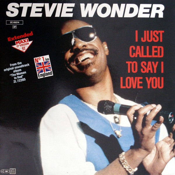 Stevie Wonder – I Just Called To Say I Love You (NM) BOX2