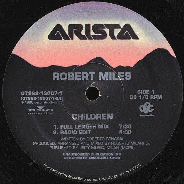Robert Miles – Children (MINT, SELLADO DE ÉPOCA) BOX6