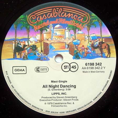 Lipps, Inc. – Funkytown / All Night Dancing (NM, FUNDA VG+) BOX31