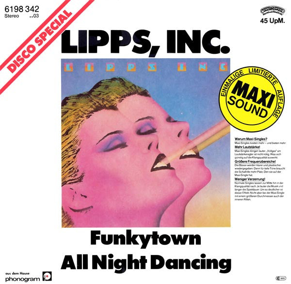 Lipps, Inc. – Funkytown / All Night Dancing (NM, FUNDA VG+) BOX31