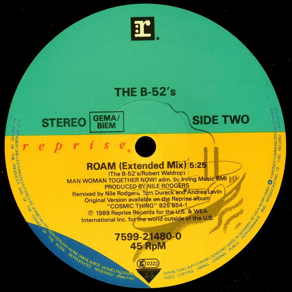 The B-52's – Roam (VG+) BOX15
