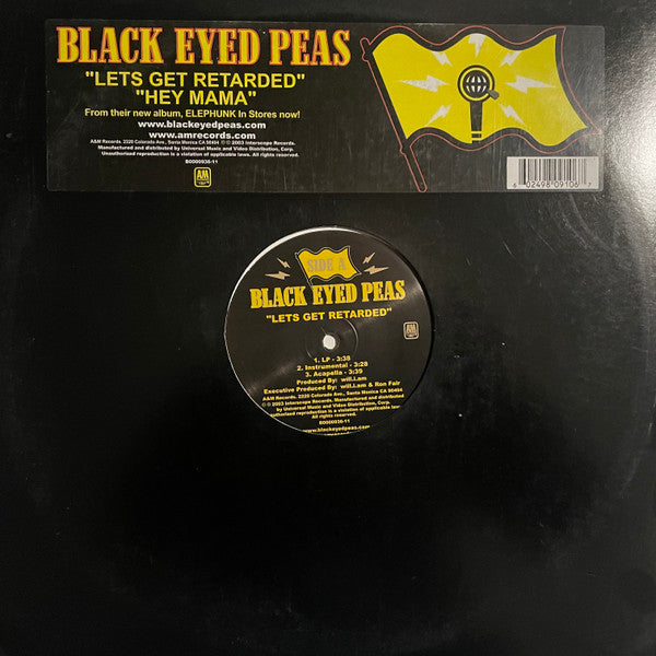 Black Eyed Peas Lets Get Retarded / Hey Mama (NM) BOX13