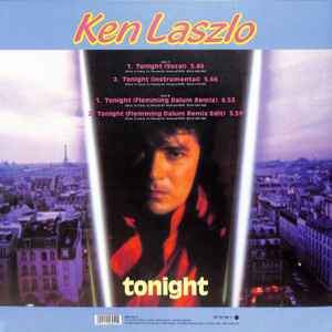 Ken Laszlo ‎– Tonight (MINT, NUEVO NO SELLADO) BOX15