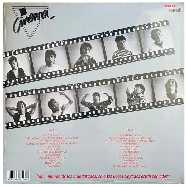 Cinema – Locos Rayados (NUEVO, SELLADO) BOXV7