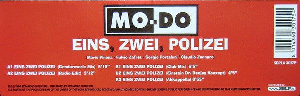 Mo-Do – Eins, Zwei, Polizei (MINT, NUEVO, SELLADO) BOXV4