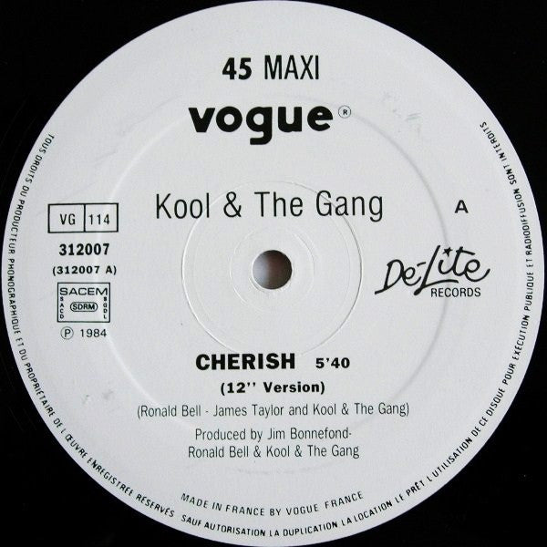 Kool & The Gang – Cherish / Fresh - Misled Medley (NM, Funda VG+ EX)