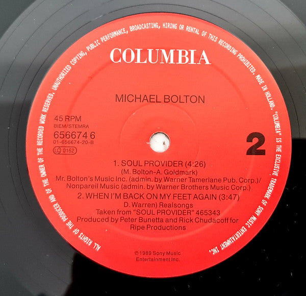 Michael Bolton – Love Is A Wonderful Thing (NM, FUNDA VG+) BOX25