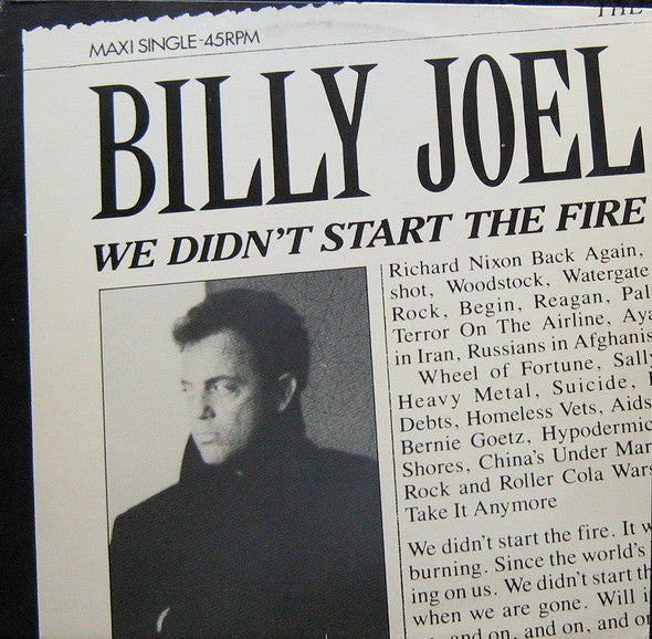 Billy Joel – We Didn't Start The Fire (NM) BOX17