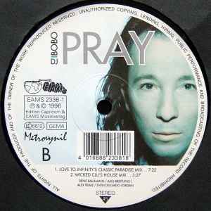 DJ BoBo ‎– Pray (Funda VG+ Generica de sello, Estado EX) BOX8