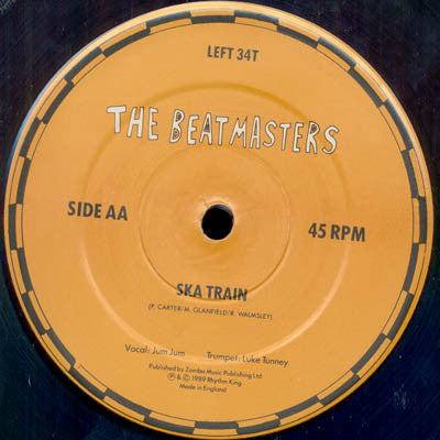 The Beatmasters Featuring Betty Boo – Hey DJ / I Can't Dance To That Music You're Playing b/w Ska Train (EX) BOX36