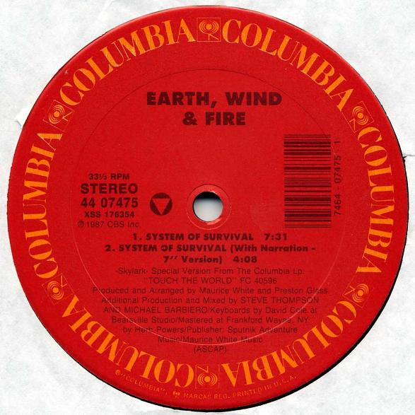 Earth, Wind & Fire – System Of Survival (12" Mixes) (NM) BOX19