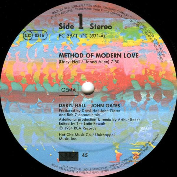 Daryl Hall John Oates – Method Of Modern Love (NM) BOX15