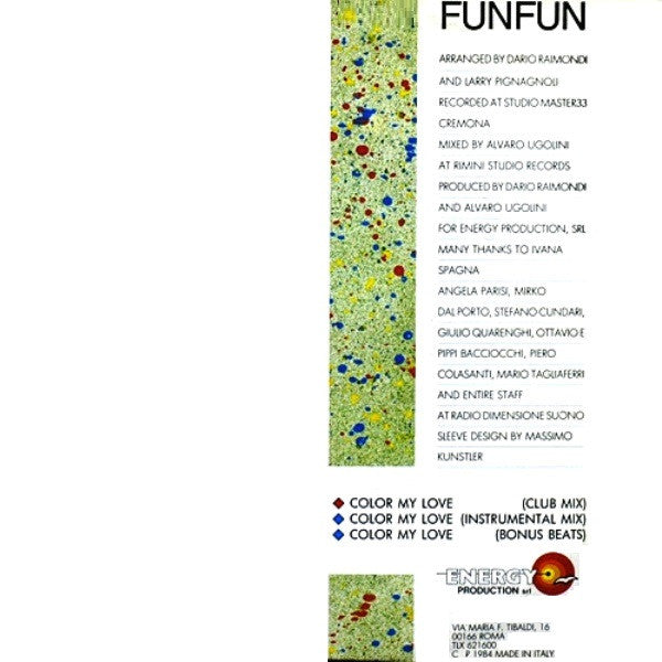 Fun Fun – Color My Love (NM, FUNDA EX) BOX6