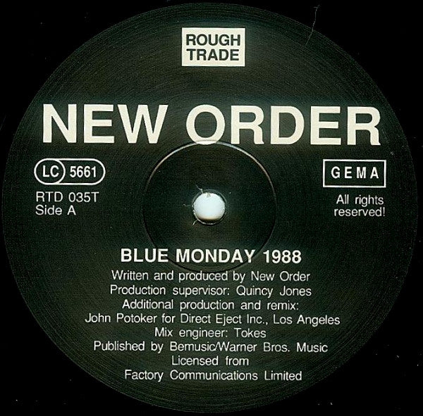 NewOrder – Blue Monday 1988 (VG+) BOX6