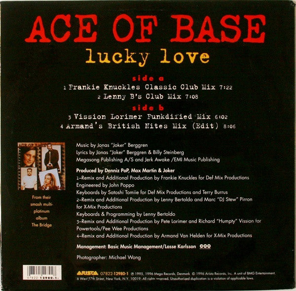 Ace Of Base – Lucky Love (MINT, SELLADO DE ÉPOCA) BOX1