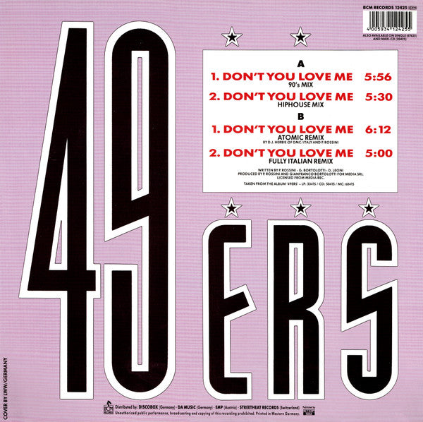 49ers – Don't You Love Me (NM, FUNDA EX) BOX22