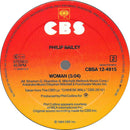 Philip Bailey Duet With Phil Collins / Philip Bailey – Easy Lover (Extended Dance Remix) b/w Woman (NM) BOX25
