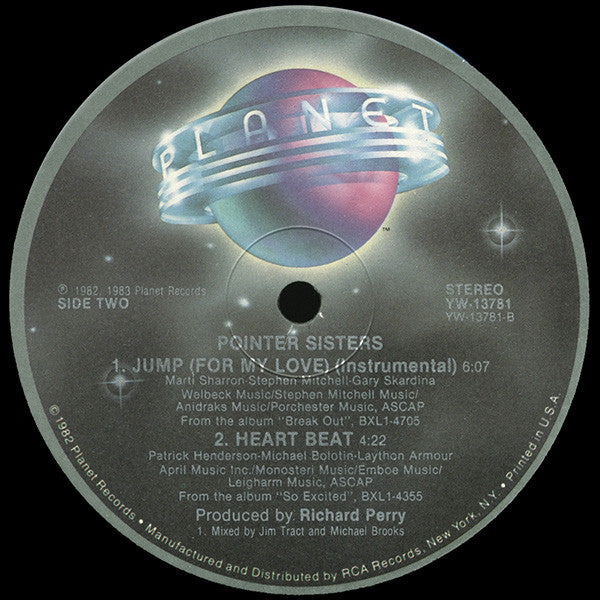 Pointer Sisters – Jump (For My Love) (NM, Funda Generic EX) BOX16