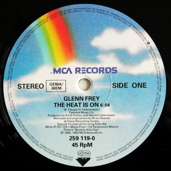 Glenn Frey – The Heat Is On (EX, FUNDA VG+) BOX12