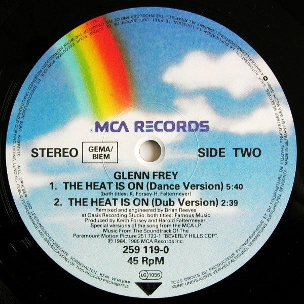 Glenn Frey – The Heat Is On (ESTADO NM, FUNDA VG+) BOX5