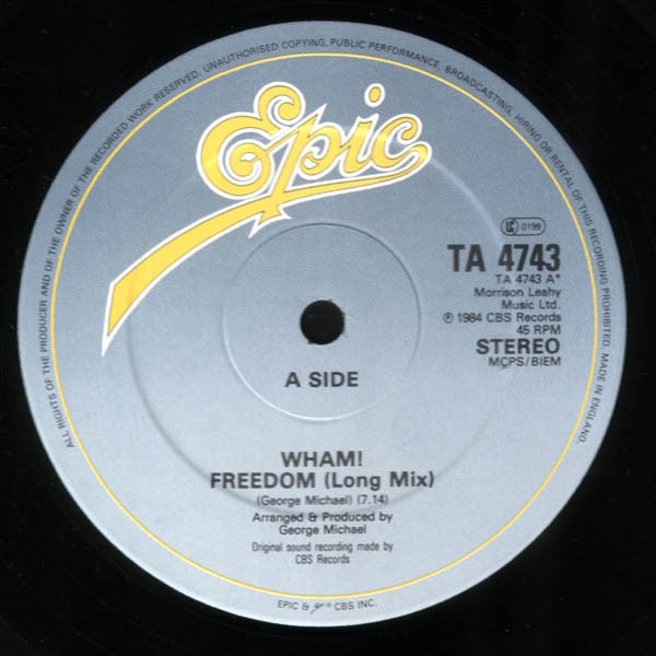 Wham! – Freedom (NM) BOX15