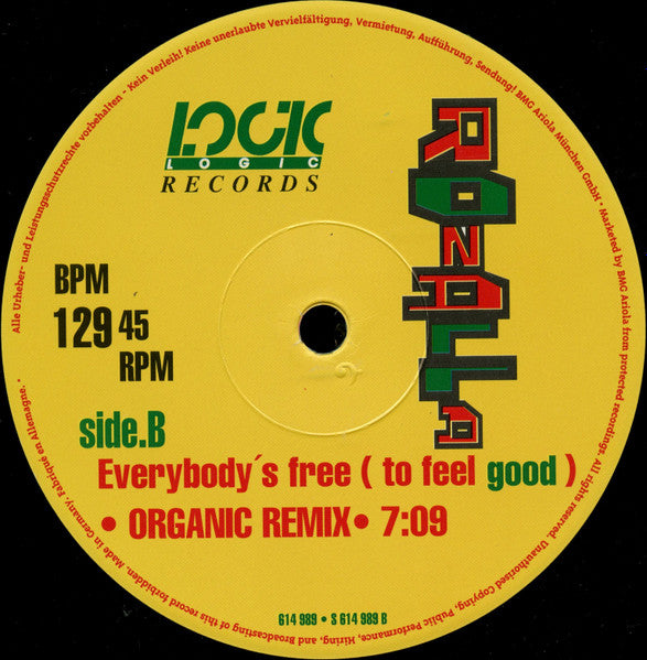 Rozalla – Everybody's Free (To Feel Good) Remix (VG+) BOX24