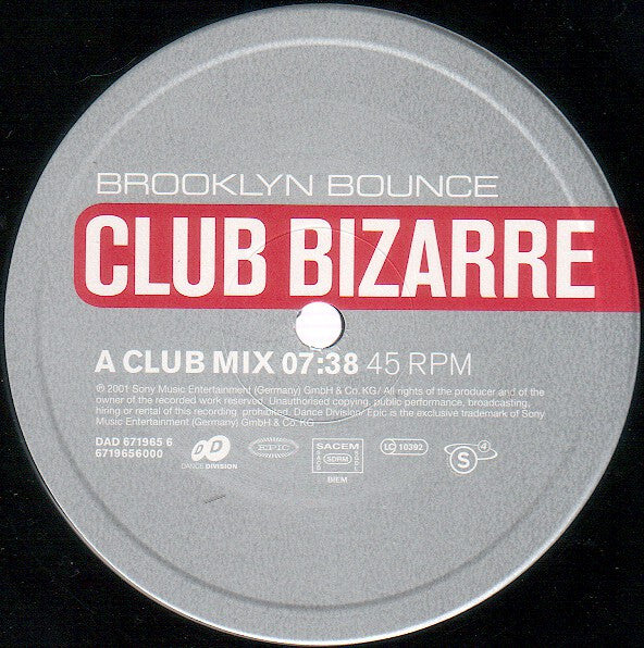Brooklyn Bounce – Club Bizarre (NM) BOX24