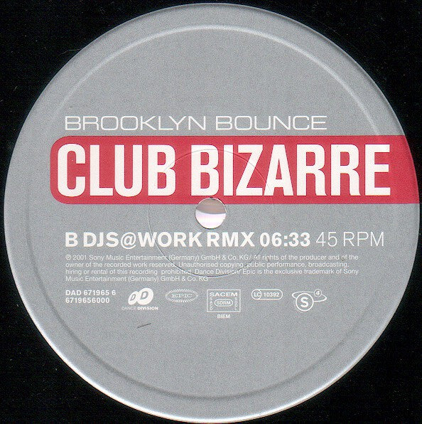 Brooklyn Bounce – Club Bizarre (NM) BOX24