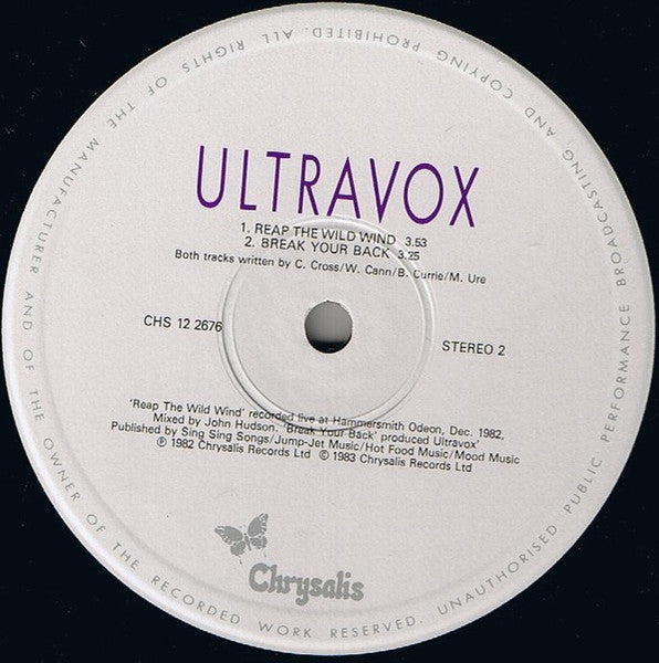 Ultravox – Visions In Blue (VG+) BOXE4
