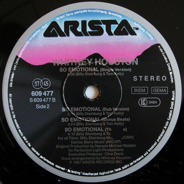 Whitney – So Emotional (EX, FUNDA NM) BOX8