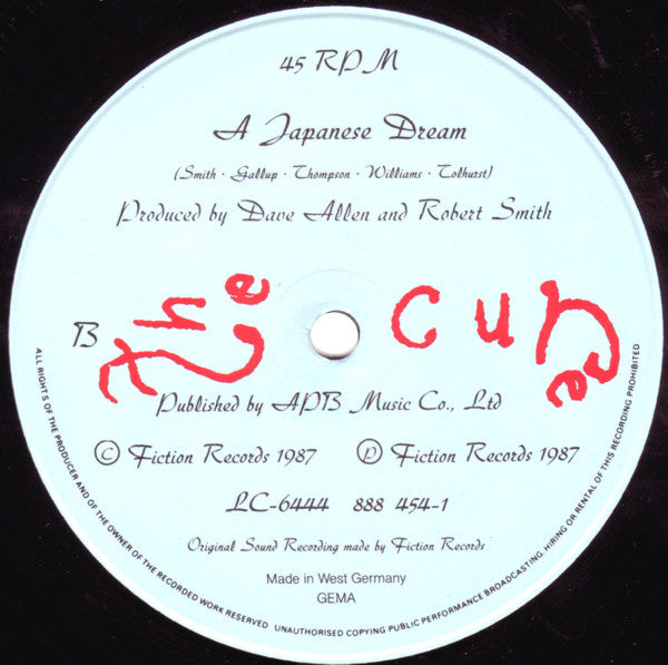 The Cure – Why Can't I Be You? (12" Remix) (NM) BOX16