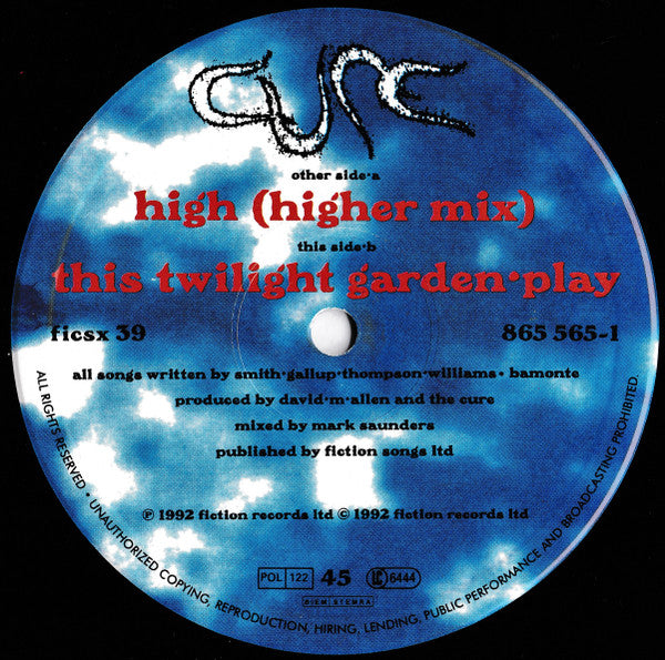The Cure – High (NM) BOX12