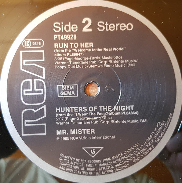 Mr. Mister – Kyrie (NM, FUNDA VG+) BOX20