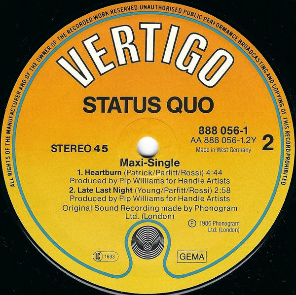 Status Quo – In The Army Now (NM, FUNDA VG+) BOX 9