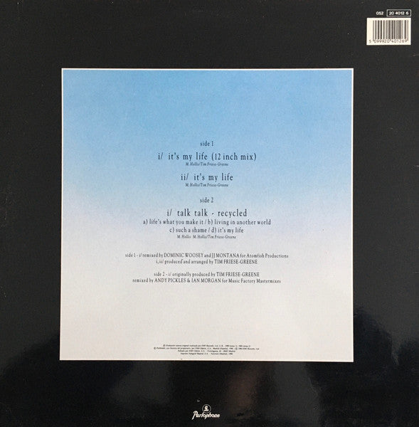 Talk Talk – It's My Life (NM, FUNDA EX) BOX15