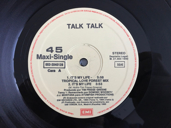 Talk Talk – It's My Life (NM, FUNDA EX) BOX15