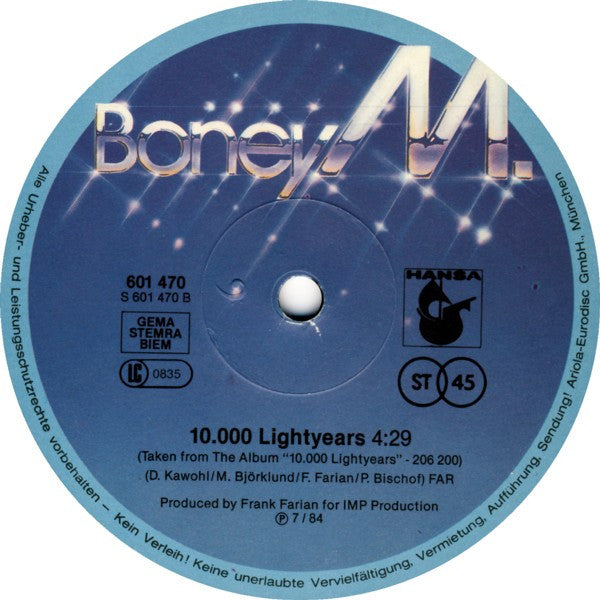 Boney M. – Kalimba De Luna (NM,FUNDA VG+) BOX30