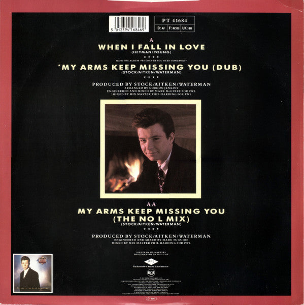 Rick Astley – When I Fall In Love / My Arms Keep Missing You (EX) BOX32