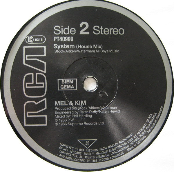 Mel & Kim – Showing Out (VG+) BOX8