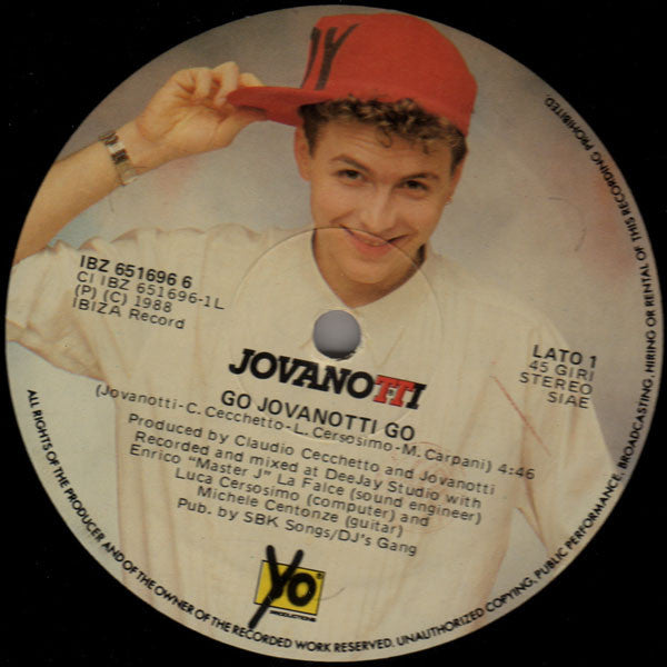 Jovanotti – Go Jovanotti Go (VG+) BOX12