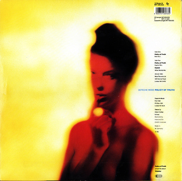 Depeche Mode – Policy Of Truth (NM, FUNDA EX) BOX9
