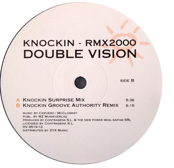 Double Vision – Knockin (Rmx 2000) (EX, FUNDA GENÉRICA) BOX17