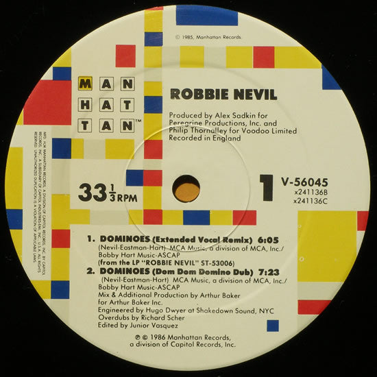 Robbie Nevil – Dominoes (VG+) BOX27