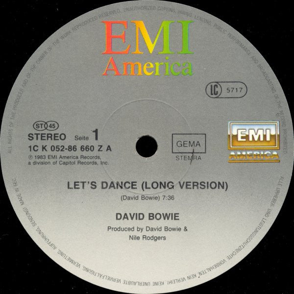 David Bowie – Let's Dance (NM) BOX31