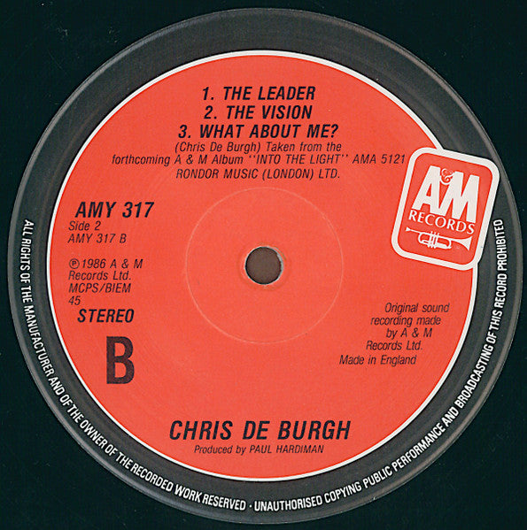 Chris de Burgh – Fire On The Water (VG+) BOX17