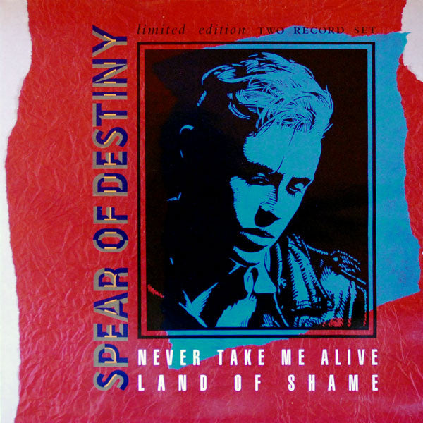 Spear Of Destiny ‎– Never Take Me Alive / Land Of Shame (NM, DISCO DOBLE) BOXE4