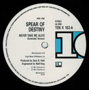 Spear Of Destiny ‎– Never Take Me Alive / Land Of Shame (NM, DISCO DOBLE) BOXE4