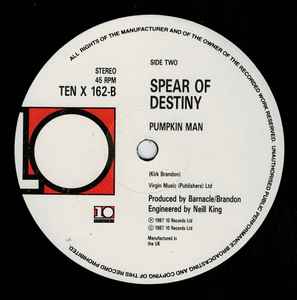 Spear Of Destiny ‎– Never Take Me Alive / Land Of Shame (NM, DISCO DOBLE) BOXE1