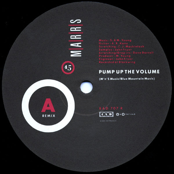 M|A|R|R|S – Pump Up The Volume (Remix) (NM, FUNDA VG+) BOX20